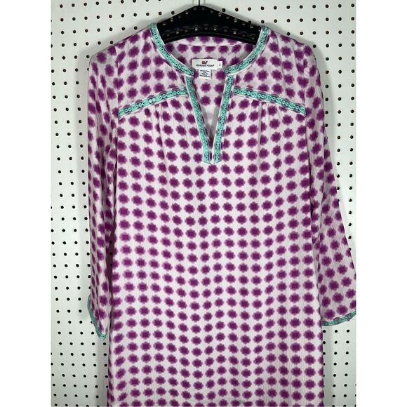 Vineyard Vines silk cover up dress size 2 - Picture 5 of 9